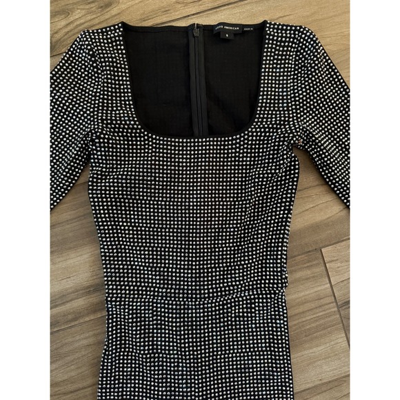 New! Good American Crystal Jumpsuit in Black Sz Small $299 - Picture 5 of 6